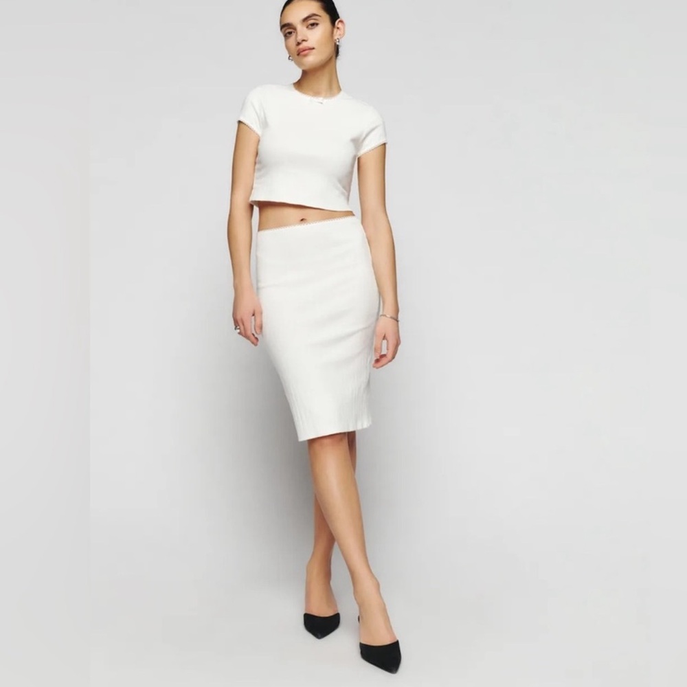 Reformation Goldie Skirt Set